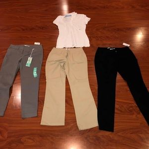 Uniform bundle! 3 Pants & Small Shirt! TAGS ON